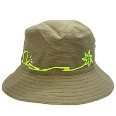 【未使用】DIOR HOMME ディオール オム Cactus Jack コラボ 22AW 帽子 バケットハット バケハ コットン カーキ [サイズ L]