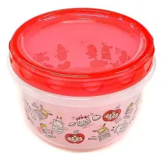 【中古】生活雑貨(キャラクター) レッド ストッストックコンテナ 「一番くじ ＜ディズニー ツムツム＞～ツムツム大集合!～」 E賞