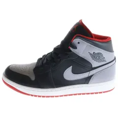 NIKE (ナイキ) Air Jordan 1 Mid Black/Cement Grey エアジョーダン1 ミッド ブラック/セメントグレー ミッドカットスニーカー US9.5/27.5cm DQ8426-006