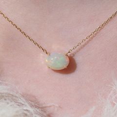 ME-366)PTオパールペンダント(2,65ct)41, 0cm - メルカリ