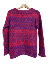 ケイタマルヤマ　ノルディック柄モヘアニット　ビーズ ケイタマルヤマ ノルディック柄モヘアニット ビーズ