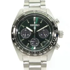 【三重本店】 中古 SEIKO | セイコー 腕時計 SBDL107 PROSPEX SPEEDTIMER プロスペックス スピードタイマー クロノグラフ 多針アナログ表示 ソーラー グリーン系×ブラック×シルバー 【131】
