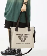 トートバッグ A4収納 キャンバスバッグ ショルダーバッグ ロゴ入り スクエアバッグ 大容量 カジュアル 2way バッグ ユニセックス 鞄 韓国風 手提げ おしゃれ 軽い 人気 おしゃれ 帆布 取り外し可能なショルダー付き 男女兼用 77ZHESH-001