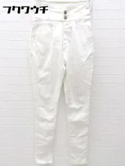 ◇ MOUSSY DENIM ハイウエストストレッチ スキニー パンツ サイズ1 ホワイト レディース 【中古】 【1002800481118】