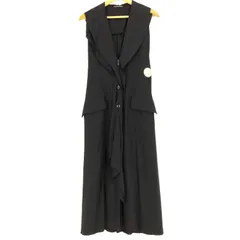 ヨウジヤマモト Yohji Yamamoto 25SS COLLECTIONS Ry LAWN FRONT DRAPED SLEEVELESS DRESS レディース JPN：1 のサムネイル