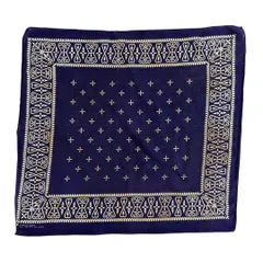 ②激レア 60s USA製 BANDANA クロス柄 WAMCRAFT 1960s】WAMCRAFT ワムクラフト クロス柄 バンダナ《RN14193