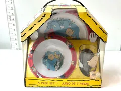 外装不良 一部汚れあり スヌーピー＆フレンズ 食器 ５点セット 10/17