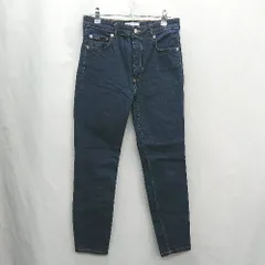 ◇ Θ ZARA ザラ デニムパンツ サイズ38 ブルー系 レディース E  【1409240014287】