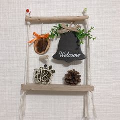 流木ミニラダーハンドメイドハロウィンタイプ飾り付き - メルカリ