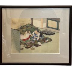 春画　枕絵　浮世絵　骨董品　アンティーク 浮世絵 枕絵 春画 古物書