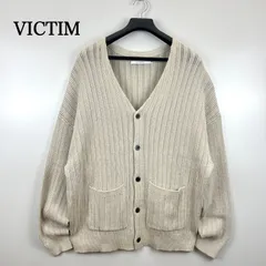 VICTIM 22SS MESH KNIT CARDIGAN M VTM-22-N-007 ヴィクティム コットンアクリル メッシュニットカーディガン 近年モデル ストリートのサムネイル
