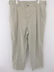 ◇ TOMMY HILFIGER トミーヒルフィガー カットオフ ツータック パンツ サイズ36×32 ベージュ メンズ 1206020001075