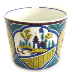 【新着商品】和座の蔵 おしゃれ そばちょこ 九谷焼 そば猪口 吉田屋山水 陶器 高級 ブランド 和食器 日本製