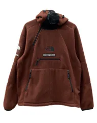 シュプリーム SUPREME 22AW × THE NORTH FACE ザ ノース フェイス Steep Tech Fleece Pullover スティープ テック フリース プルオーバー 茶 パーカ ロゴ ブラウン Mサイズ 104MT-1411