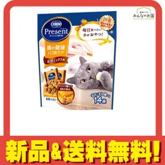 コンボプレゼント キャット おやつ 歯の健康と口臭ケア お肉ミックス味 14袋入 (42g) 