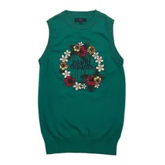 Callaway キャロウェイ ノースリーブニットベスト 緑 花 ゴルフウェア