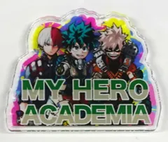 【中古】バッジ・ピンズ [単品] 緑谷＆爆豪＆轟 アクリルバッジ 「僕のヒーローアカデミア」 ジャンプショップオンライン限定 同梱特典