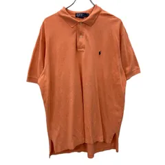 Polo Ralph Lauren 半袖 ポロシャツ XL オレンジ ポロラルフローレン ワンポイントロゴ刺繍 古着卸 アメリカ仕入 a707-5113