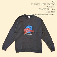 90's PLANET HOLLYWOOD "Orlando" MADE IN U.S.A. Sweat Shirt - unknown(M〜L)