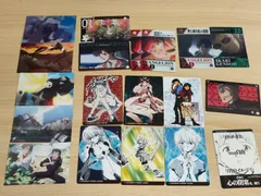 aca228 エヴァンゲリオン 真希波マリ Calbee チップス 3Dカード 他 カード まとめ 綾波レイ アスカ シンジ ウエハース