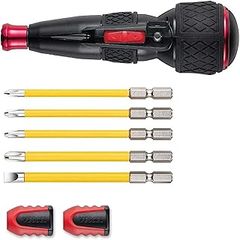 ベッセル(VESSEL)電動 ボールグリップ ドライバー ビット5本付 電ドラボール 220USB-5 & ネジマグキャッチャー 2個 NMC-2P