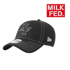 キャップ 帽子 NEWERA ニューエラ ミルクフェド MILKFED 9FORTY MF LOGO CAP 103252051002 メンズ レディース ブランド ベースボールキャップ ブラック 黒 日よけ 紫外線対策 newera 旅行 つば