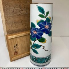 琥山窯　達郎　あじさい陶器製箱 琥山窯 達郎 あじさい陶器箱 | Mercari
