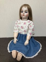 【w】アンティークビスクドール用のワンピース z】アンティークビスクドール用のワンピース