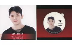 [중고] 코스터 우지 [플랫 가샤폰 SVT 아크릴 코스터 디스플레이 From PLEDIS ENTERTAINMENT SEVENTEEN]
