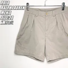 【US古着･00's~】POLO RALPH LAUREN　POLO CHINO　ポロラルフローレン　ポロチノ　チノショートパンツ　メンズ　サイズ表記30　M相当　ライトベージュ
