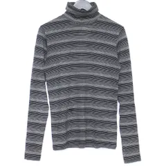 DIOR HOMME ボーダーハイネックTシャツ XSサイズのサムネイル