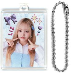 [중고] 키 홀더 리즈 찍어 내린 포토 아크릴 키 홀더 [IVE FROM STARSHIP ENTERTAINMENT WITH AMUSE]