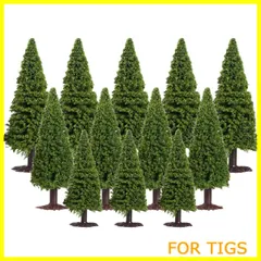 【新着商品】DECHOUS 松の木モデル モデルツリー 樹木模型 景観樹モデル 鉄道模型 建物 ジオラマ 箱庭 風景1/ 100 1/ 150 1/ 200 15本セット
