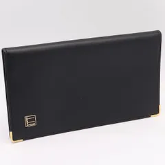 良品 ダンヒル 長財布 カードケース カードポケット×5 黒 KYM