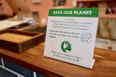新品 カウンターサイン SAVE OUR PLANET アメリカ モーテル ホテル ベッド サイドテーブル