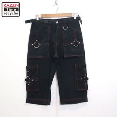 00s Y2K バギー ショートパンツ メンズ XLサイズ相当 ビッグサイズ オーバーサイズ