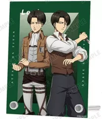 【中古】アクリルスタンド・アクリルパネル リヴァイ 描き下ろし 過去と現在ver. A6アクリルパネル 「進撃の巨人」