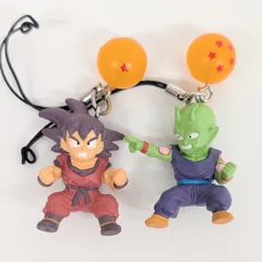 ドラゴンボール キャラストラップ 悟空 ピッコロ 2個セット キーホルダー 希少 レトロ