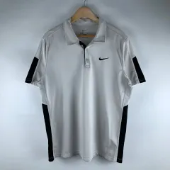 Nike(ナイキ） ドライフィット 白 半袖 ポロTシャツ XXL 250822