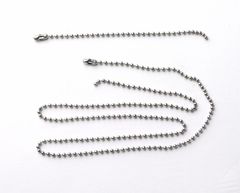 【10セット】アメリカ軍 ドッグタグ チェーン 新品 101C-