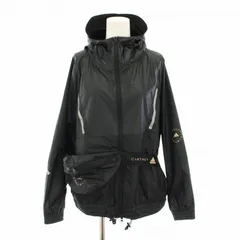アディダス バイ ステラマッカートニー adidas by Stella McCartney ASMC ウィンドブレーカー ASMC WINDBRKR ジップアップパーカー ウエストポーチ付き M 黒 ブラック GT4278 /YT