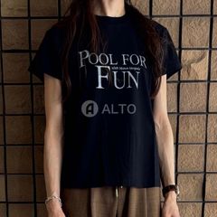 【2025春夏物モデル】☆1/25入荷☆ MM6 メゾンマルジェラ　エムエムシックス MARGIELA6 Pool for Fun Tシャツ S52GC0339 S24312 レディース ブラック