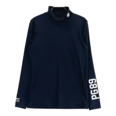 サイズ：0 PEARLY GATES パーリーゲイツ  モックネック 長袖Tシャツ  ブラック系 [240101444485] ゴルフウェア レディース ストスト サイズ：0 PEARLY GATES パーリーゲイツ モックネック 長袖T