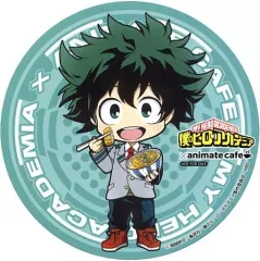 【中古】コースター(キャラクター) 緑谷出久 コースター 「僕のヒーローアカデミア×animatecafe」 メニュー注文特典