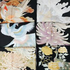 SBR0142 紫系絞り 着物＆羽織 お得な7点セット まとめ売り