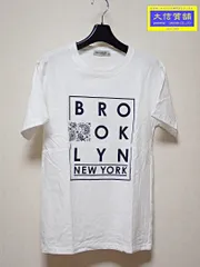 BARCEDOS バルセドス Tシャツ 半袖 メンズM ホワイト BROOKLYN 中古B 【送料無料】 A-8339【質屋出品】のサムネイル