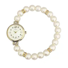 ☆ ゴールド ☆ fragola パールジャバラウォッチ fragola 腕時計 日本製ムーブメント リストウォッチ レディース 腕時計レディース じゃばらベルト 蛇腹ベルト アナログ ブレスウォッチ ブレスレット かわいい おしゃれ フラゴラ