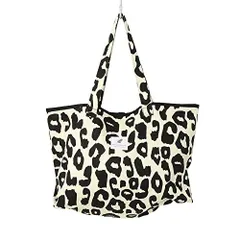 ヒョウ柄トートバッグ トートバッグ ショルダーバッグ ハンドバッグ バッグ 肩掛け 斜めかけ ヒョウ柄 韓国 ライク 内ポケット付きヒョウ柄トート 幅51cm 高さ32.5cm(ヒョウ柄)