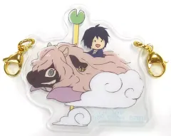 【中古】キーホルダー 三篠＆田沼要 アクリルチャーム 「一番くじ 夏目友人帳 ニャンコ先生とあやかし遊園地」 G賞