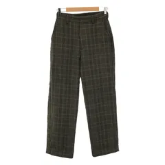 LENO / リノ | Glen Check Trousers グレンチェックスラックス パンツ | 2 | チャコールグレー | レディース
